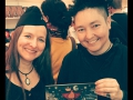 Das Team VAMPI - Die Illustratorin BenSwerk und die Autorin S.B. auf der Leipziger Buchmesse 2015